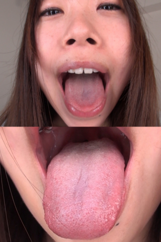 素人娘かえでちゃんの舌・口内自撮り（通常版＋３Ｄ）